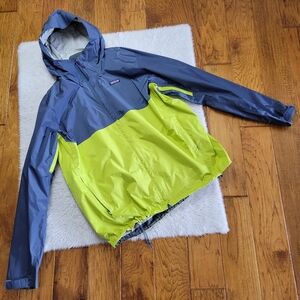 Patagonia Torrentshell Raincoat Windbreaker Jacket Men's XXL Neon Gray Hood